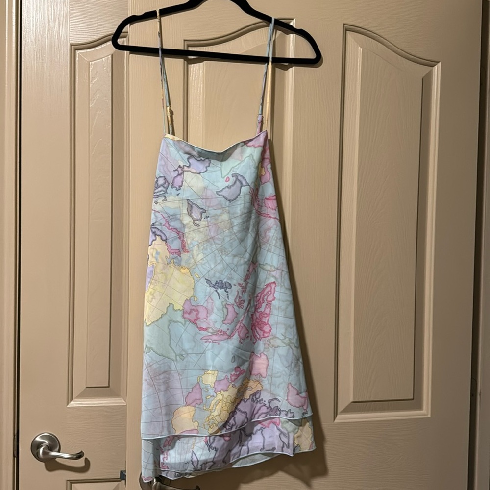 Show Me Your Mumu Mini Map Dress
